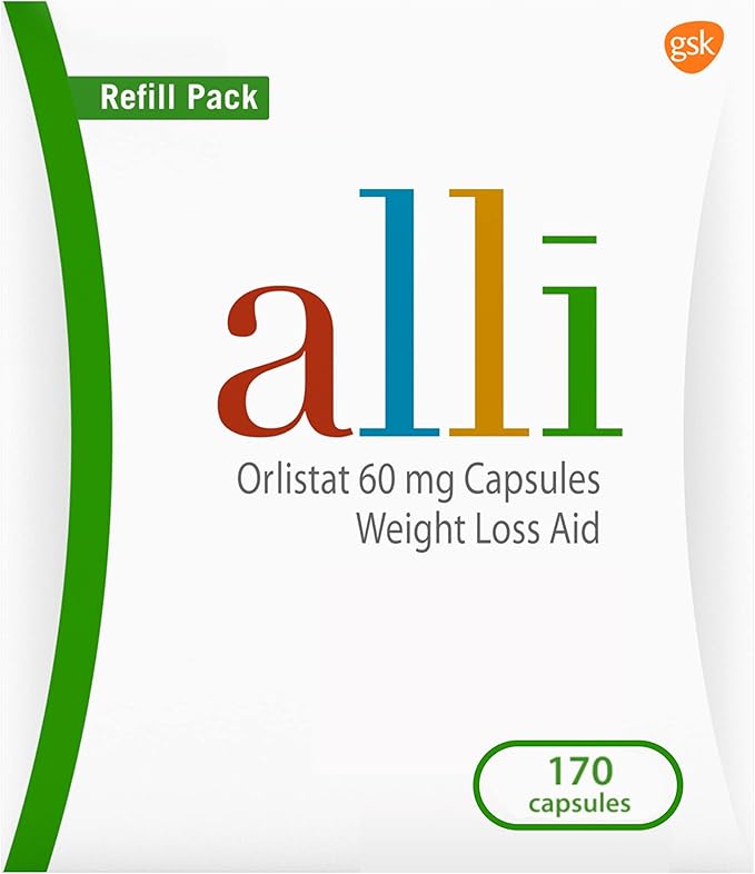 Alli Orlistat 60mg Weight Loss Capsules – 170 Count