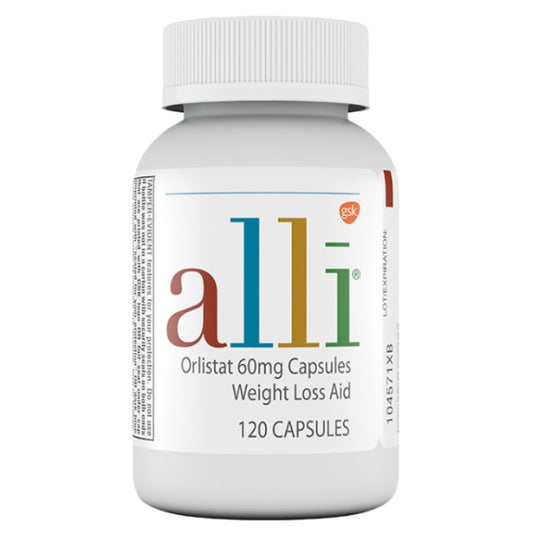 Alli Orlistat 60mg Weight Loss Capsules – 120 Count